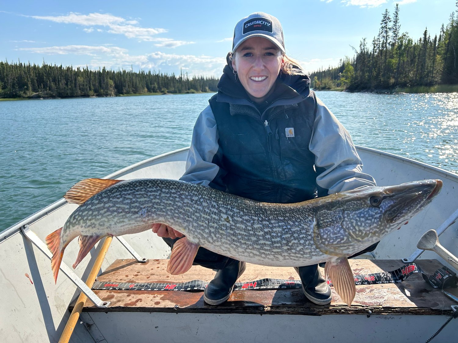 Fishing at Blachford Lodge