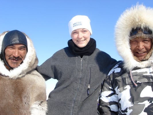 Inuit guides with Arctic Kingdom tour