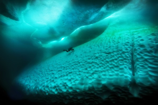 Arctic underwater diving