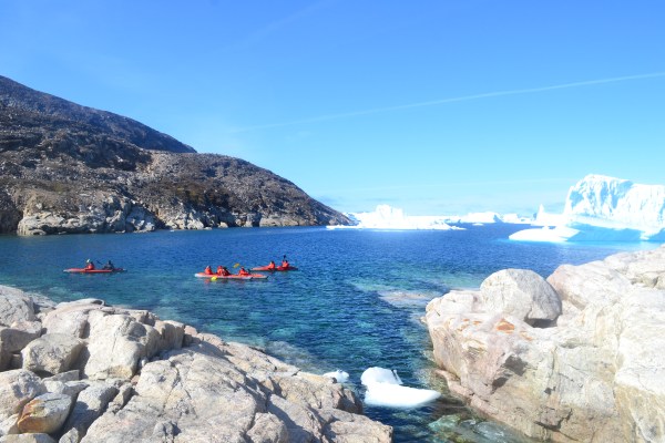 Arctic kayaking