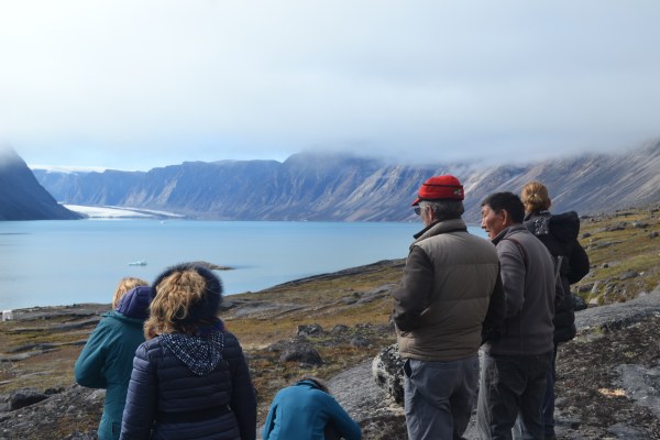 Arctic summer hike