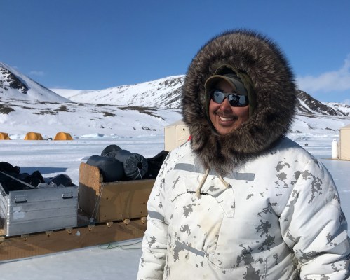 Inuit guide in the arctic