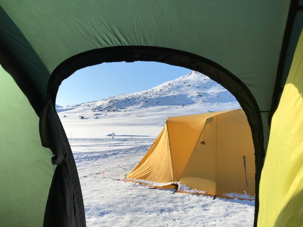 Spring camp in the arctic