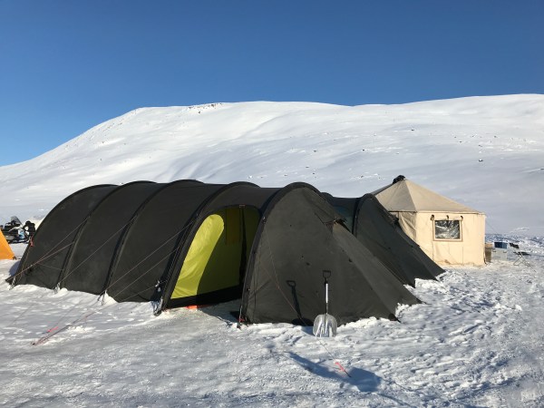 large tent for arctic camping