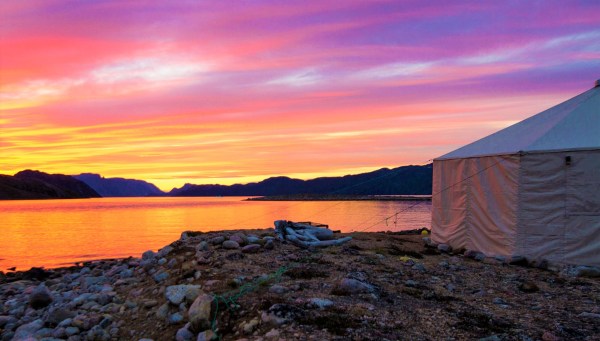 Sunset in Nunavut