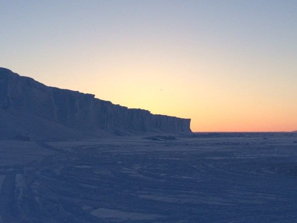 arctic spring sunset