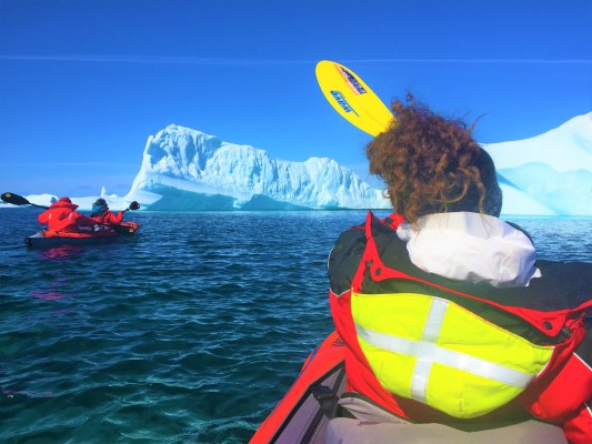 kayaking in the arctic 