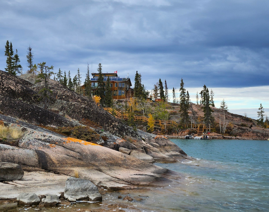 View near Point Cabin of Blachford